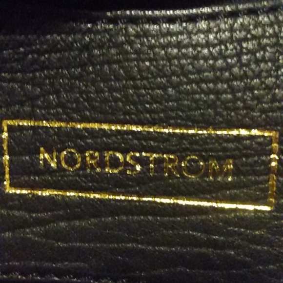 Black Leather drawstring purse - Picture 10 of 17